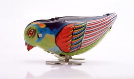 Tin-Toy Series – Pecking Blue Bird